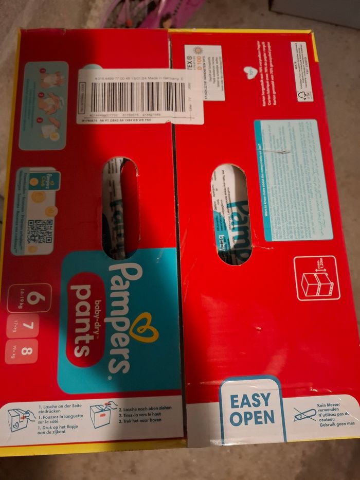 Pampers baby dry pants Taille 6 - photo numéro 3