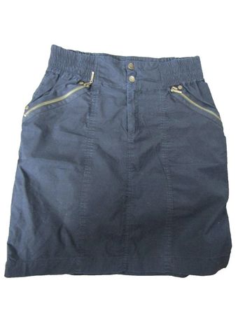 jupe courte en toile coupe taille haute marque zara   taille indiquée S = 36/38