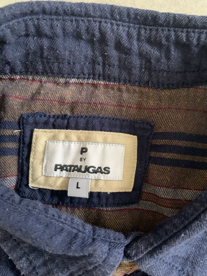 Chemise marine chaude Pataugas taille L - photo numéro 4