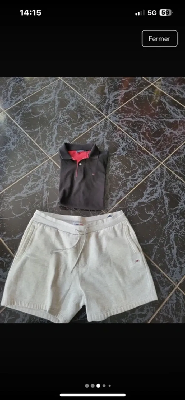 Ensemble polo L et bermuda Xl - photo numéro 5