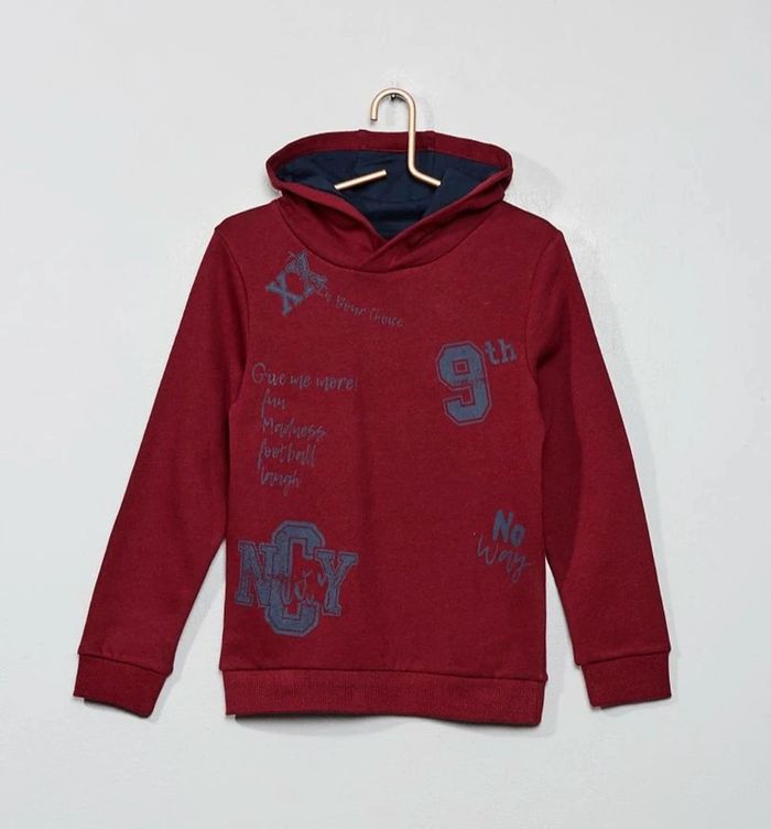 Sweat a capuche inscription - photo numéro 2