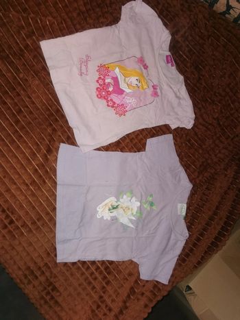 Lot 2 tee shirts disney