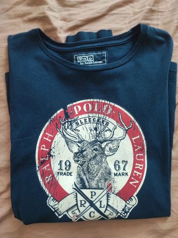 Sweat-shirt manche longue men' vntg polo Ralf Lauren 1967
