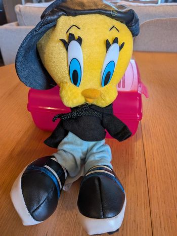 Peluche Looney Tunes Titi street. 25 cm