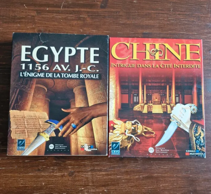 Lot de 2 Jeux PC Big Box Égypte & Chine - photo numéro 1