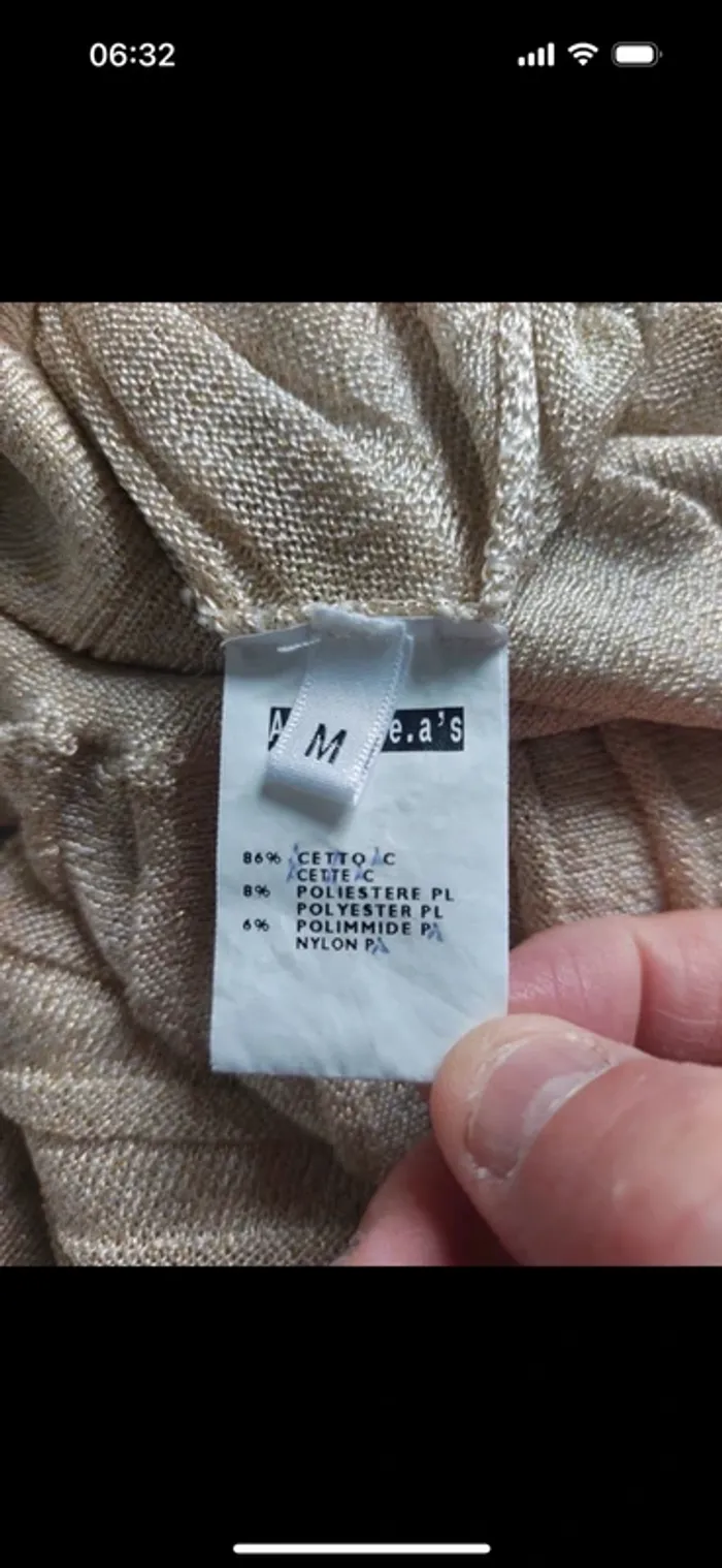 Pull fin et large Andrea's taille M - photo numéro 3