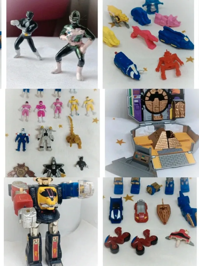 Power ranger Bandai small Polly boîte miniature mini véhicule figurine figura micro playset eobot