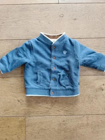 Pull ( gilet  veste ) réversible bien chaud