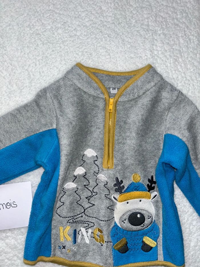 Pull bébé sapin et reine - photo numéro 2