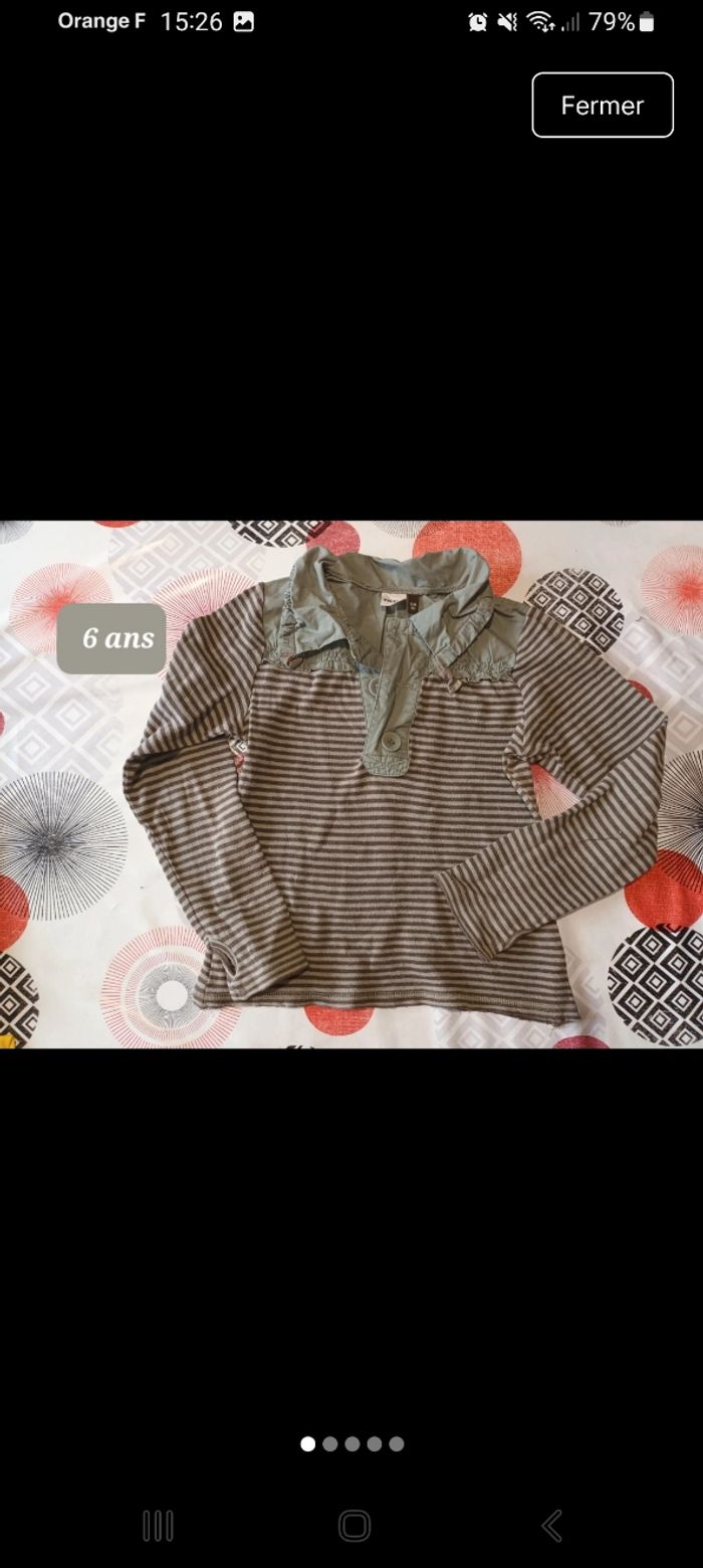 Pull fin IKKS 👧 taille 6 ans - photo numéro 1