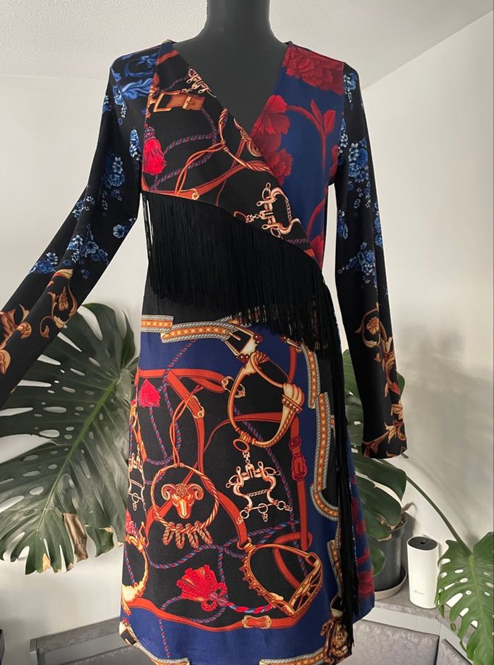 Robe portefeuille imprimée 101 Idées – T. S/M - photo numéro 4