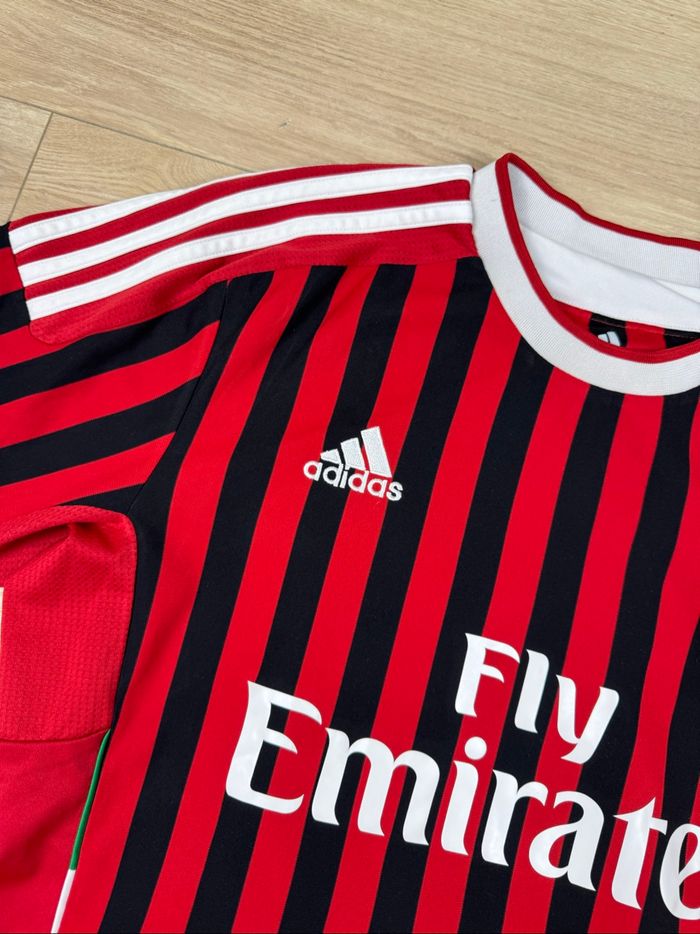 Maillot Adidas AC Milan 2011 - Robinho #70 - Série A - Taille M - photo numéro 6