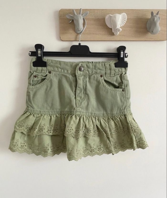 Jupe courte fille bi matière H&M 6 ans - photo numéro 3