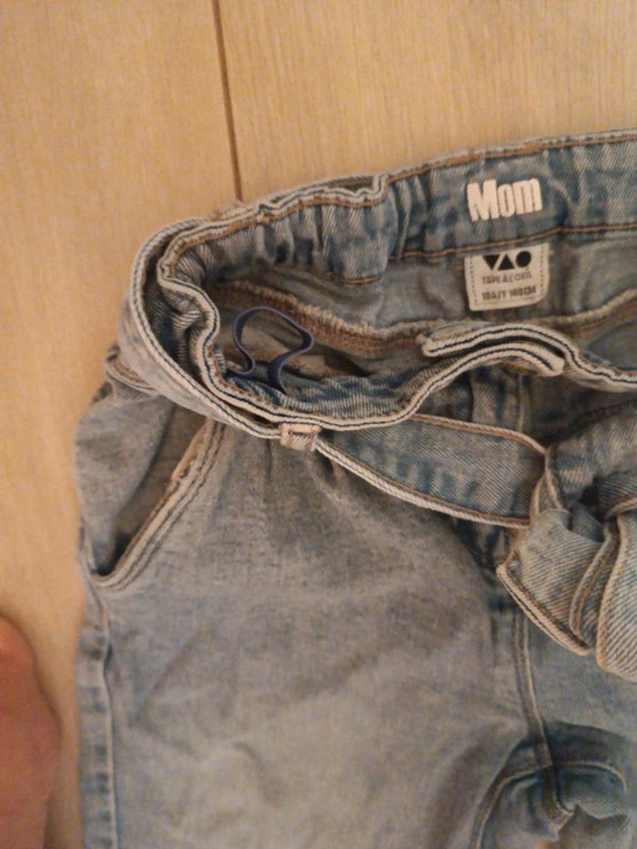 Jeans Mom 10 ans + culottes offertes - photo numéro 3