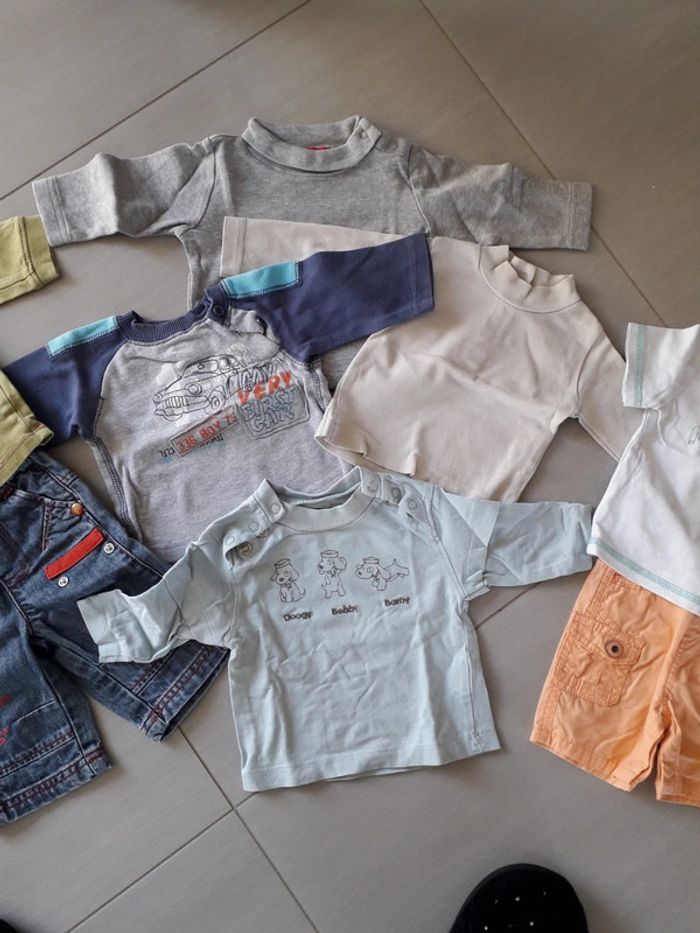 Lot de 2 tenues+4 hauts garçon 3 mois - photo numéro 4