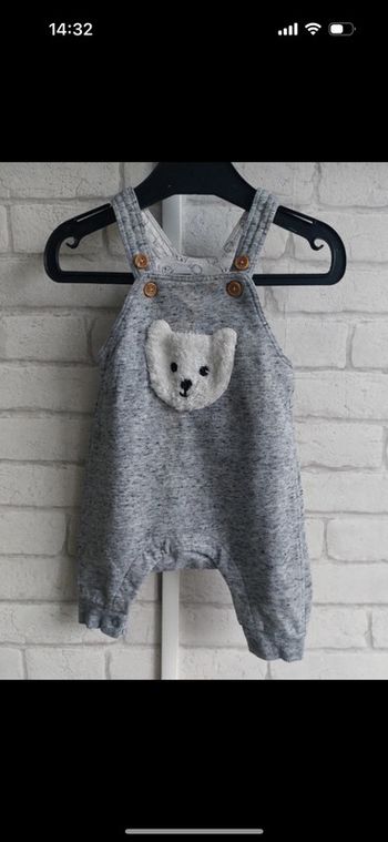 Salopette H&M taille 1 - 2 mois (56 cm)