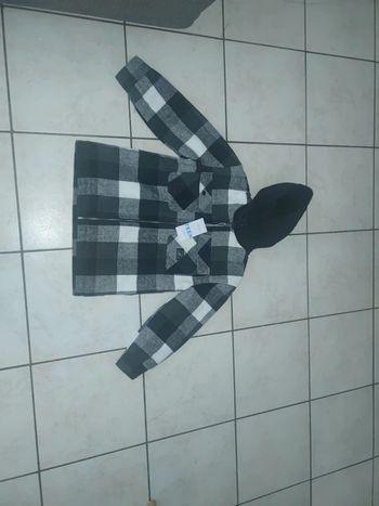 Gilet zippé bimatiere