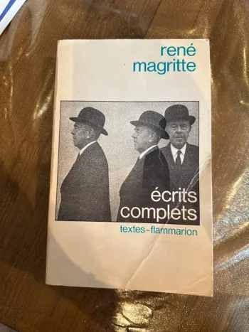 Livre René Magritte écrit complet, textes