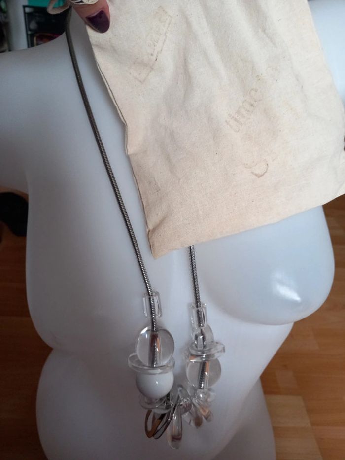 Sautoir argenté - photo numéro 8