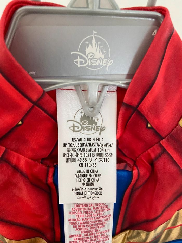 Disney Store Costume Déguisement Captain Marvel pour enfants (Neuf) 4ans - photo numéro 4