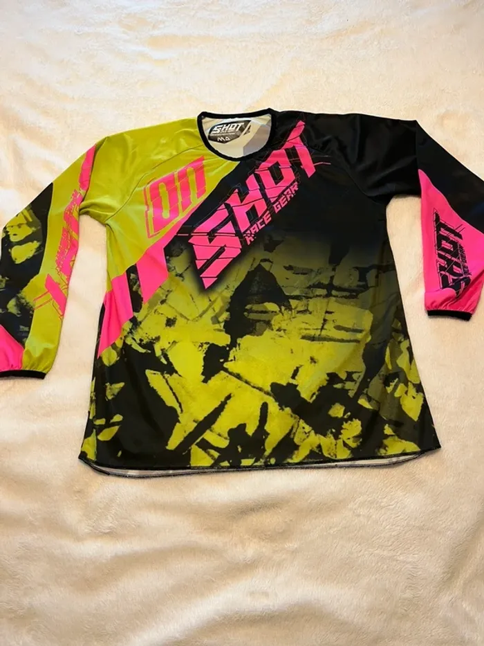 Tenue motocross / VTT descente SHOT Race Gear – pantalon T28 & maillot S/M – très bon état - photo numéro 3