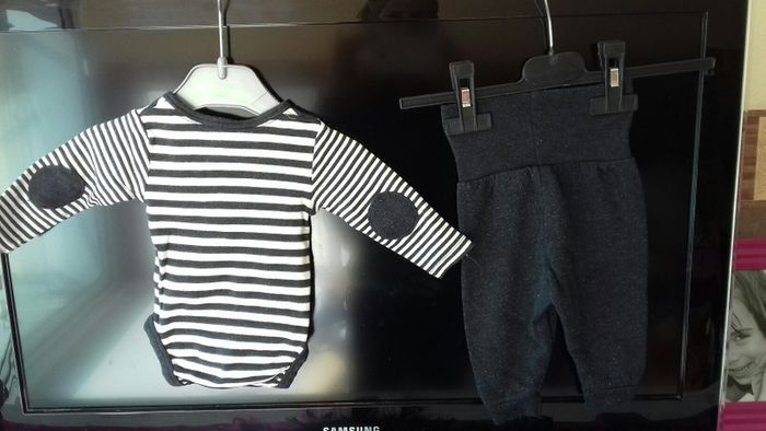 Ensemble garçon h&m 1 mois super état - photo numéro 5
