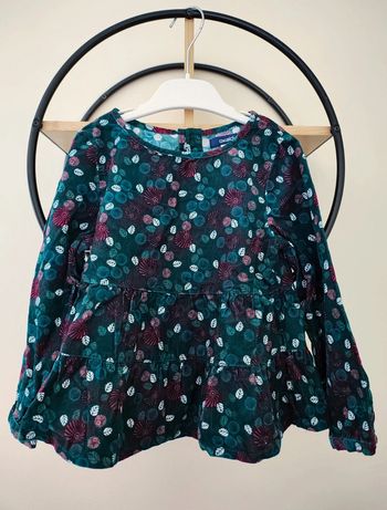 4 ans blouse teeshirt côtelé Okaïdi