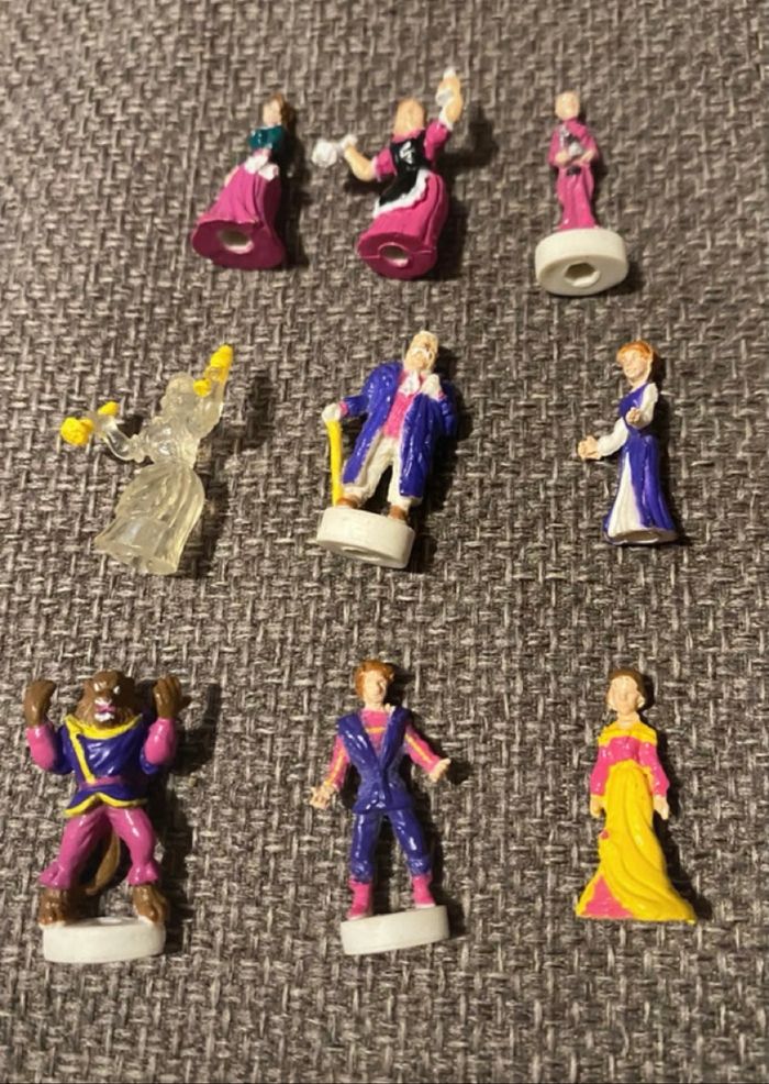 Lot figurines La Belle et La Bête - photo numéro 2