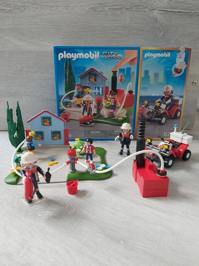 Playmobil pompiers city action