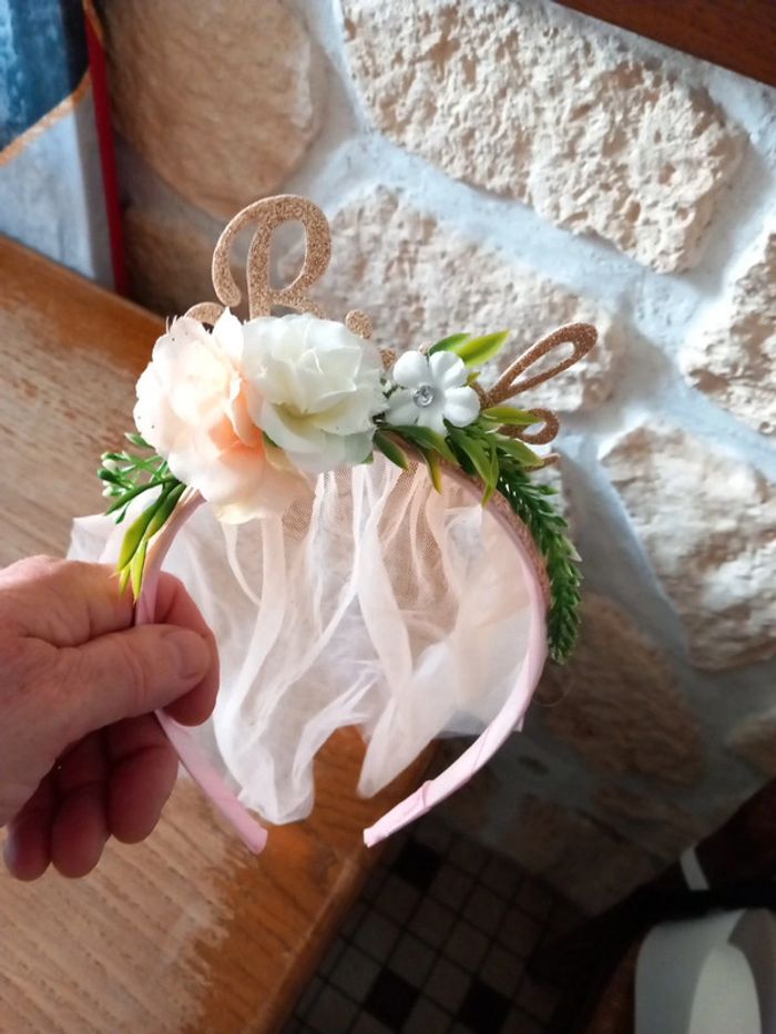 😷serre tête enter.vie.jeune.fille. Neuf - photo numéro 3