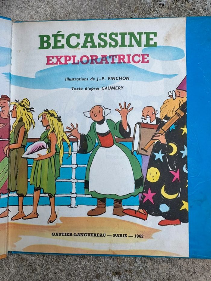 Livre disque 45tours Festival 1962 ancien Bécassine exploratrice Les albums merveilleux vintage - photo numéro 4