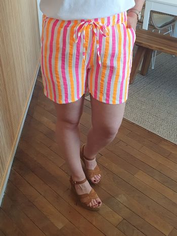 Short gaze Pornic rayures fluo Taille unique