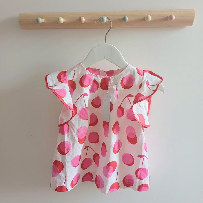 Blouse imprimé cerises jacadi