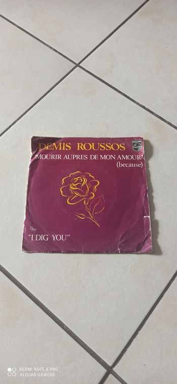 Disque 45 tours demis roussos