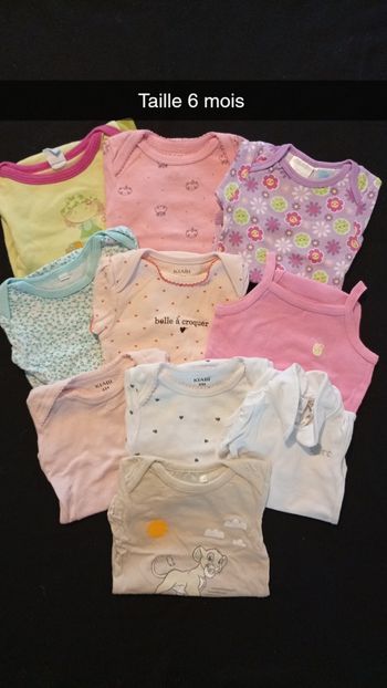 10 bodies manches courtes 