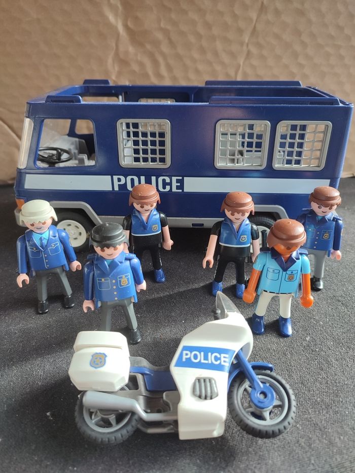 Lot policiers moto fourgon - photo numéro 2