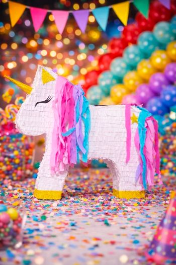 Pinatas Licorne anniversaire