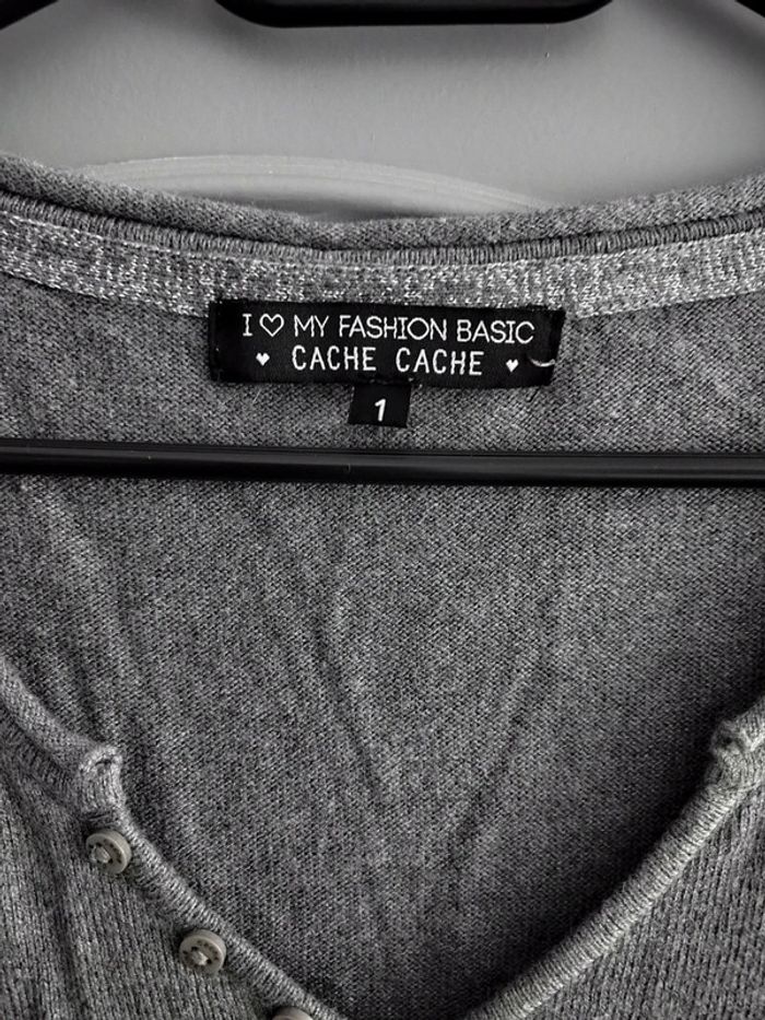 Pull Cache Cache avec coudières - photo numéro 2