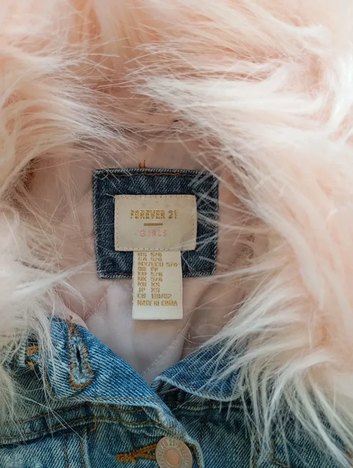 Veste jeans avec ou sans foururre - photo numéro 8
