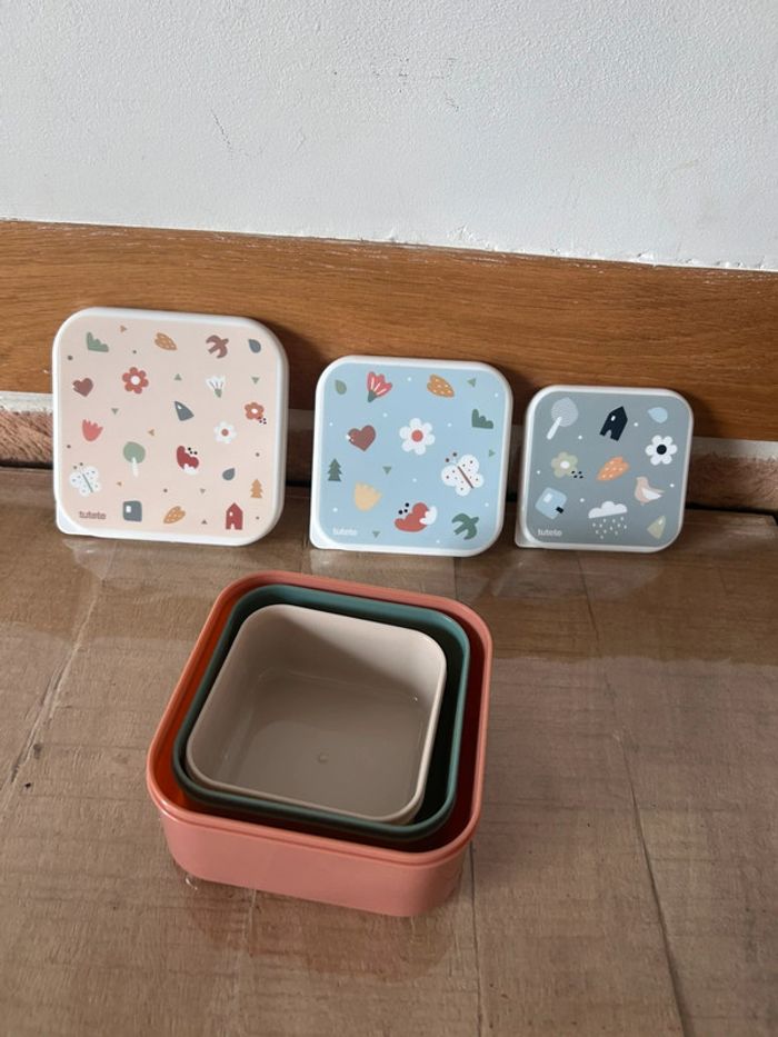 3 boîtes déjeuner neuve - photo numéro 2