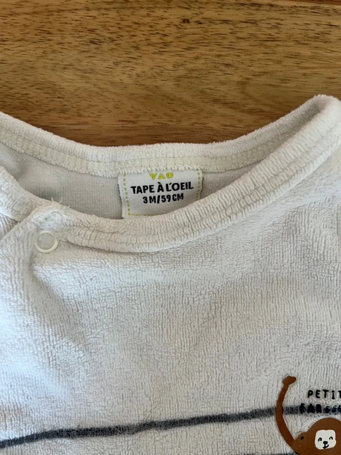 Pyjama tape à l’œil - 3 mois - photo numéro 3