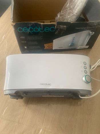 Grille-pain Cecotec Toast&Taste Extra 1000W – Double fente XL