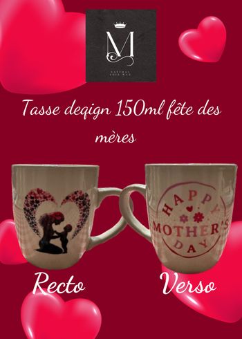 Tasse design fête des mères 150ml