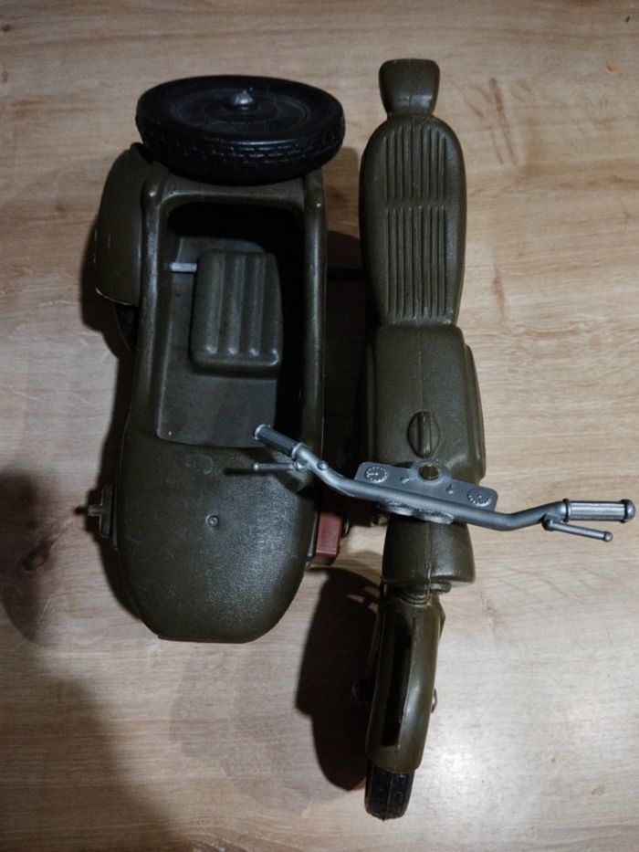 Moto action joe/gi joe side car militaire