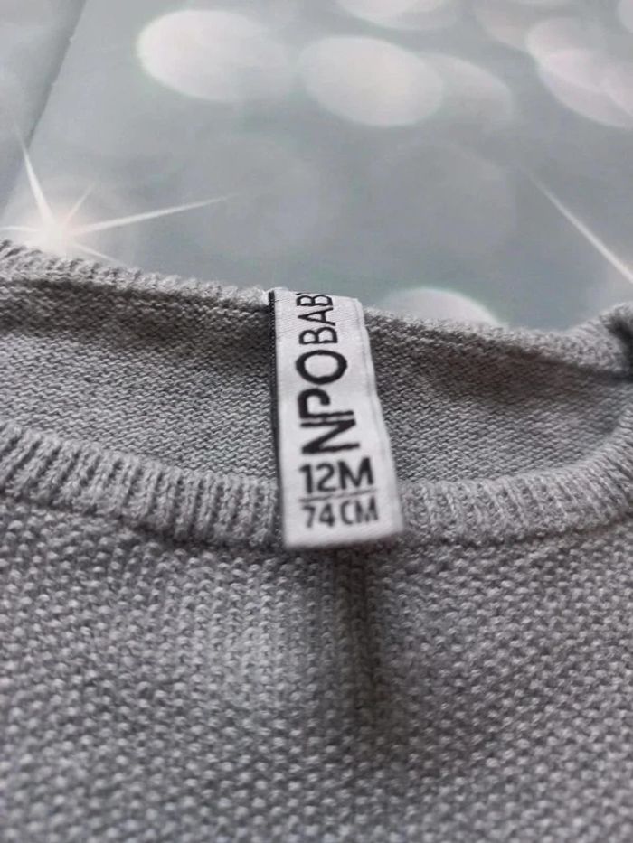 Pull gris - photo numéro 2