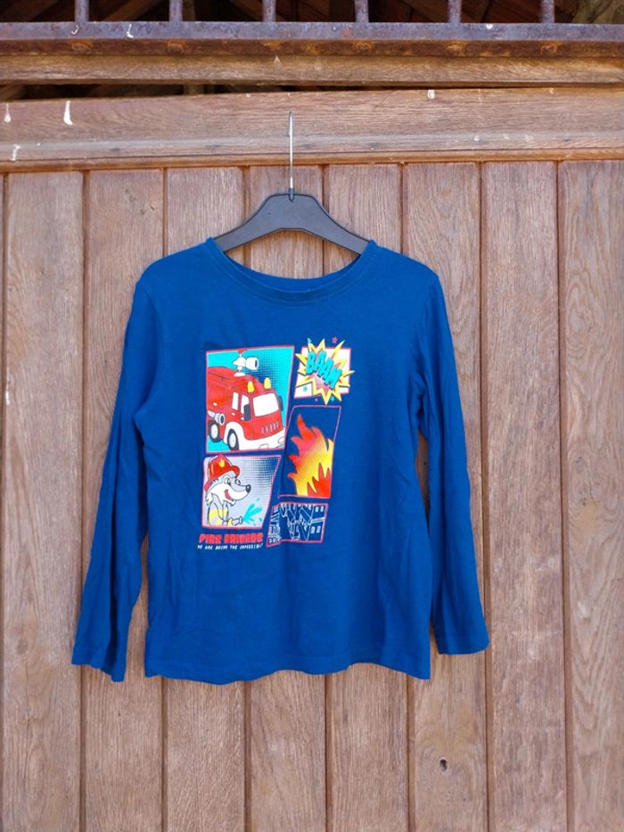 Tee-shirt manche longue garçon 10 ans tissaia