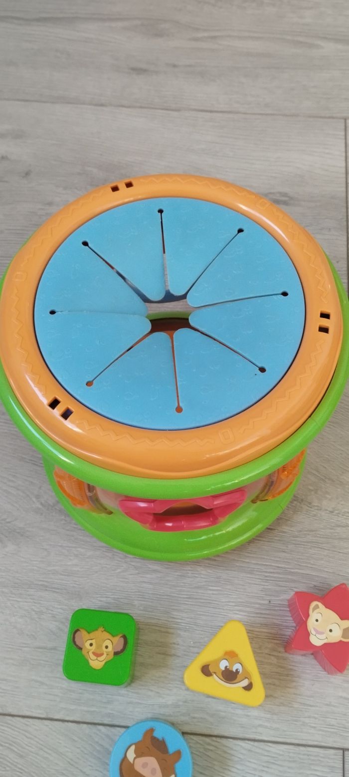 Tambour a forme roi lion chicco - photo numéro 3