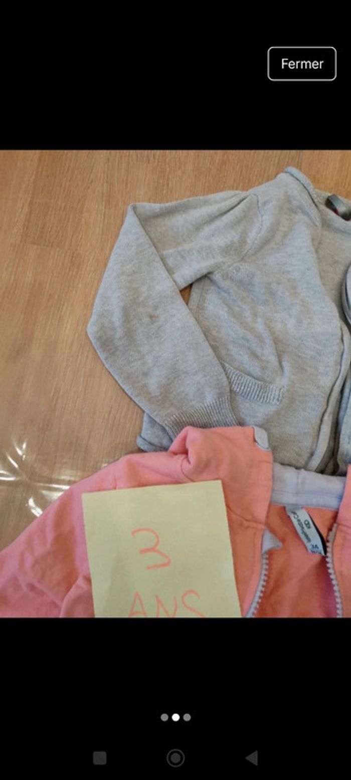 Lot gilets 3 ans - photo numéro 5