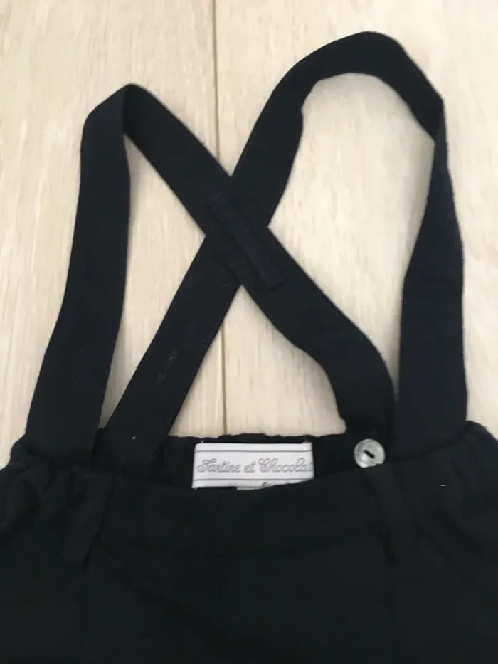 Ensemble salopette t-shirt tartine et chocolat 6 mois - photo numéro 8