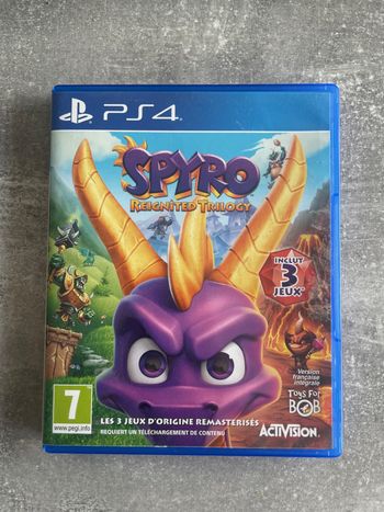 Jeu pour Sony PS4, Spyro reignited trilogy, trilogie en français.